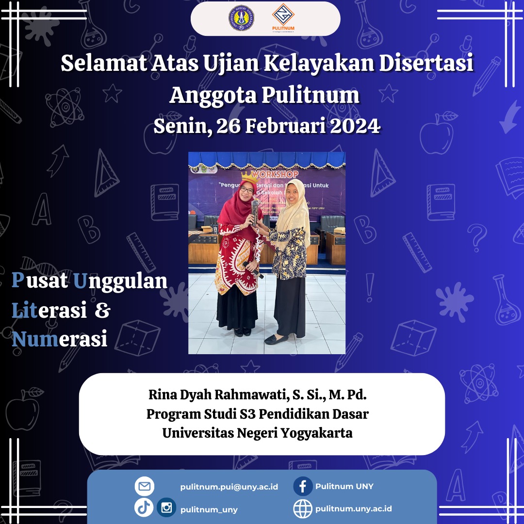 https://pulitnum.uny.ac.id/ | Pusat Unggulan Literasi & Numerasi UNY